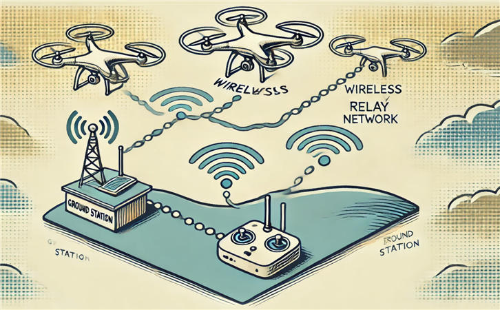 无人机中继组网